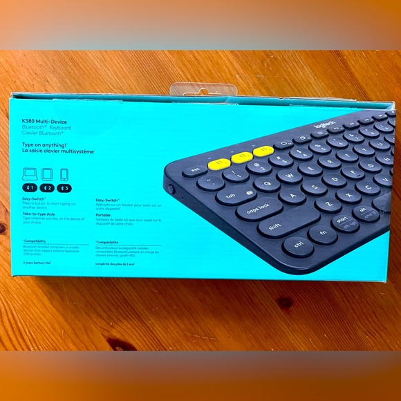 Logitech Bluetooth Keyboard, K380 Multi-Device - Picture 2 of 8